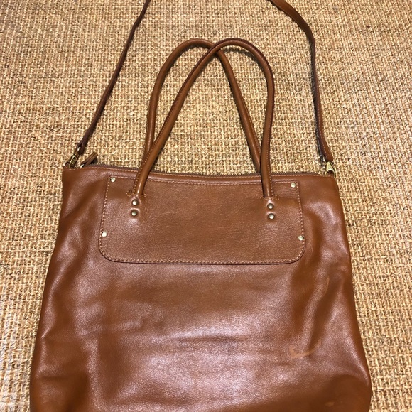 Regina Italian Leather Large Studded Tote/Shoulder Bag - Picture 3 of 14